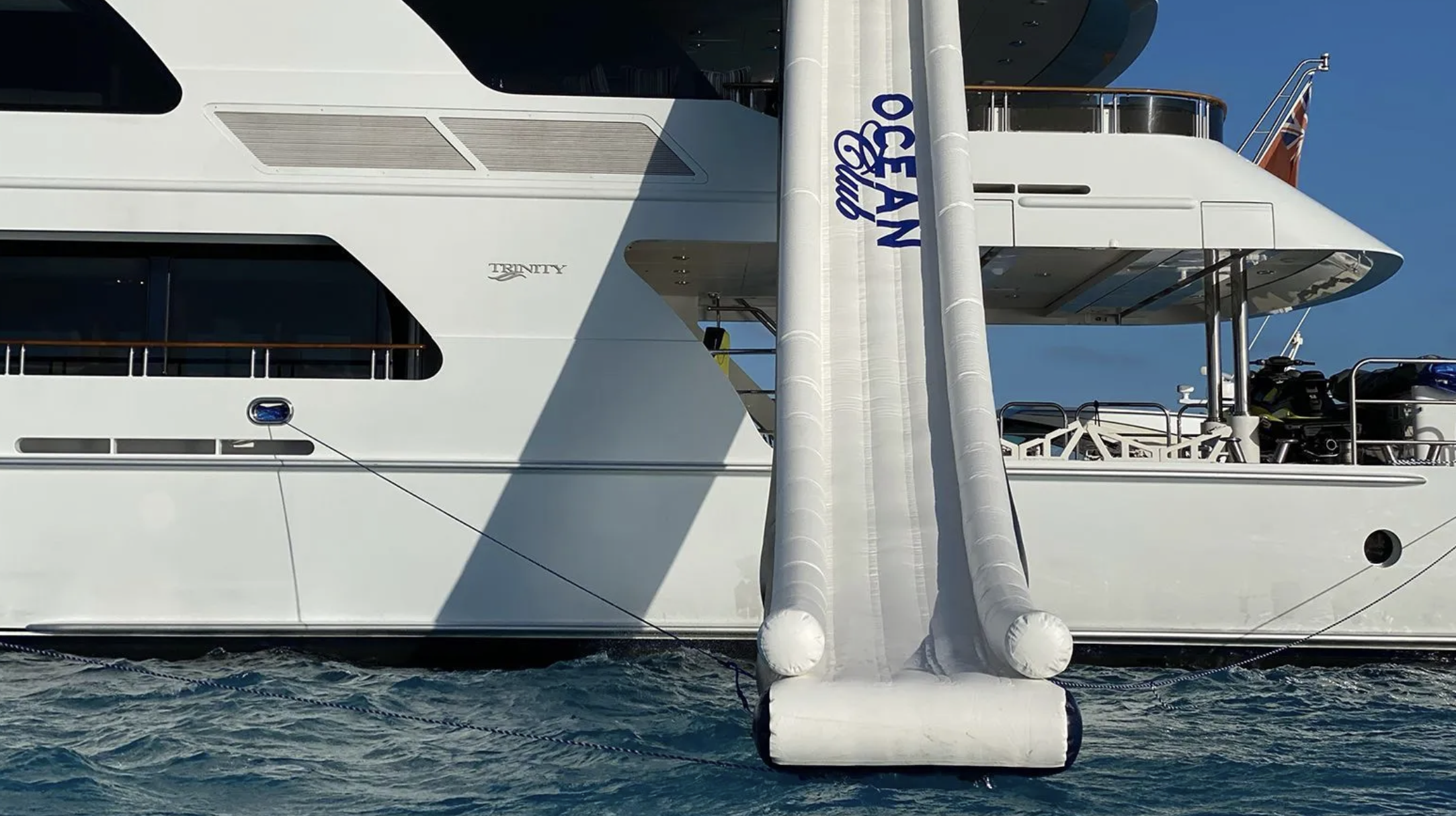 Ocean club inflatable slide