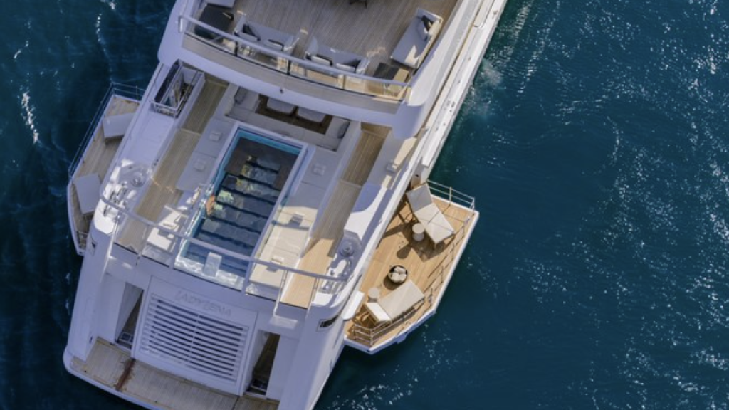 swimming pool and folding balconies